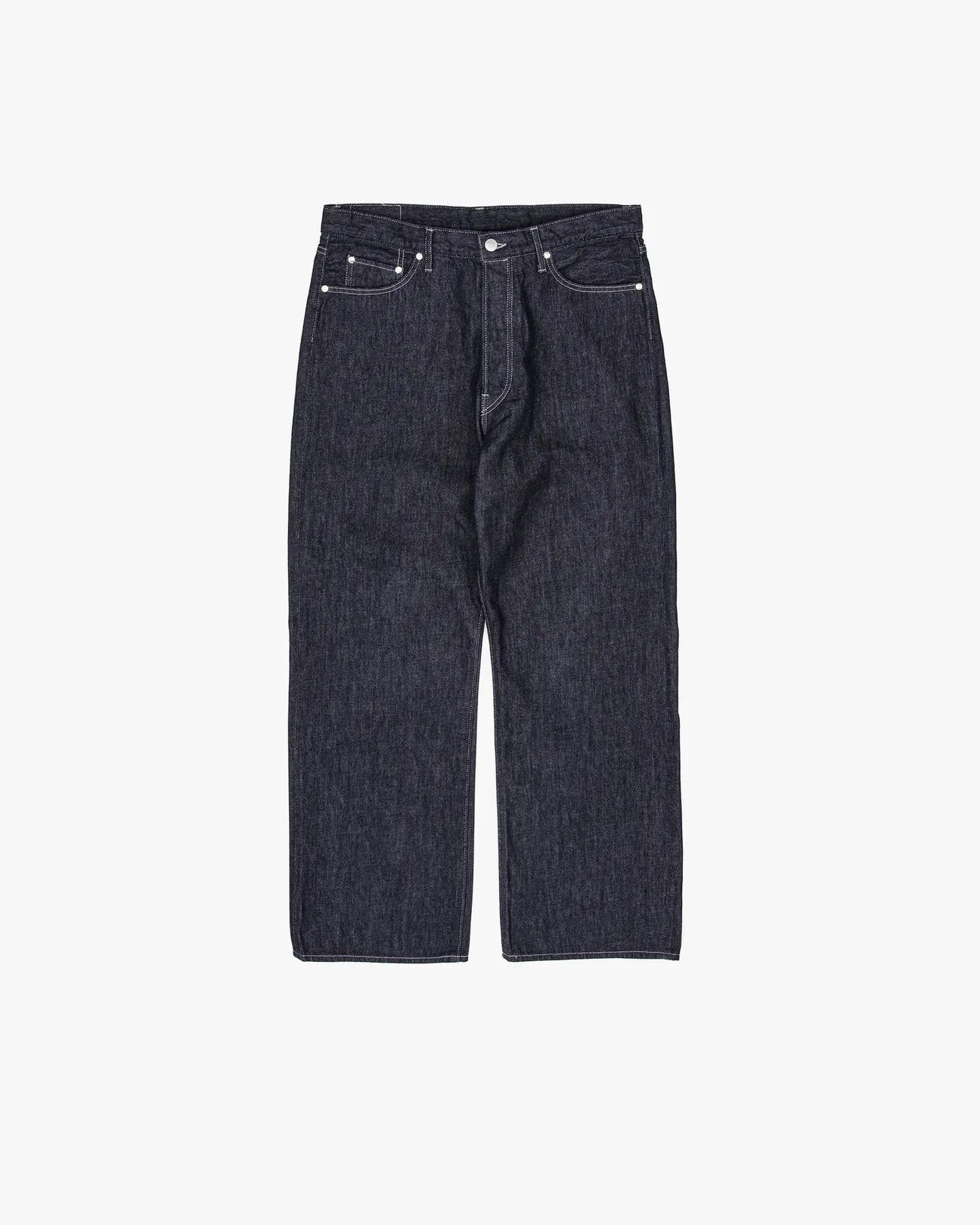 Graphpaper Colorfast Denim Five Pocket Wide Straight Pants